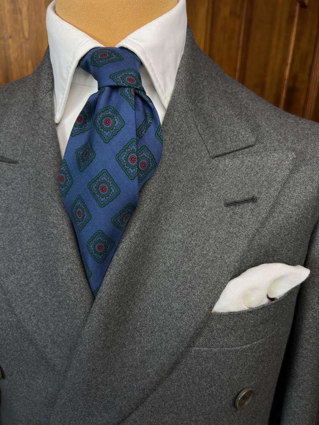 Handmade Vintage Tie #1124 - Image 4