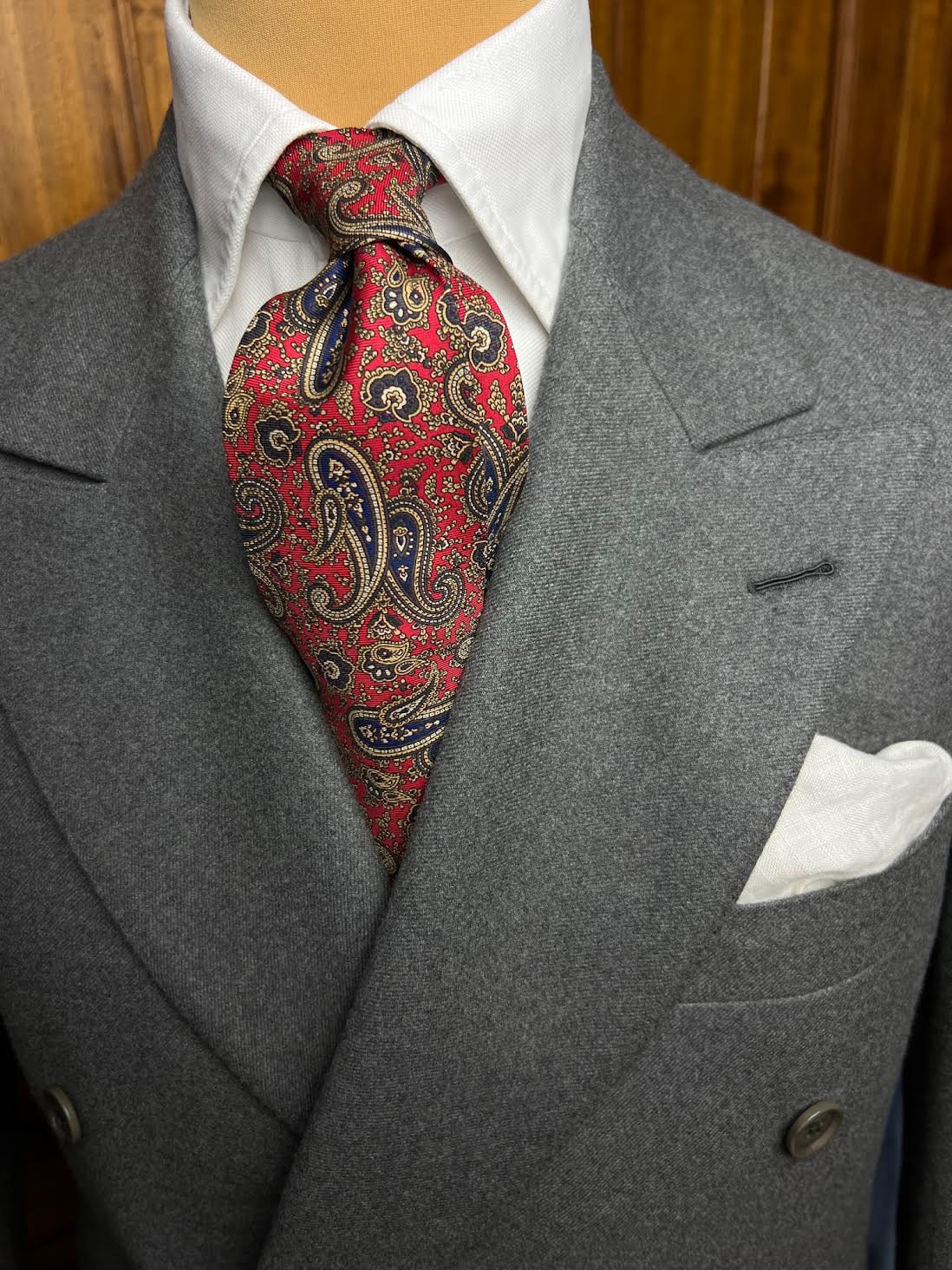 Handmade Vintage Tie #1154 - Image 4