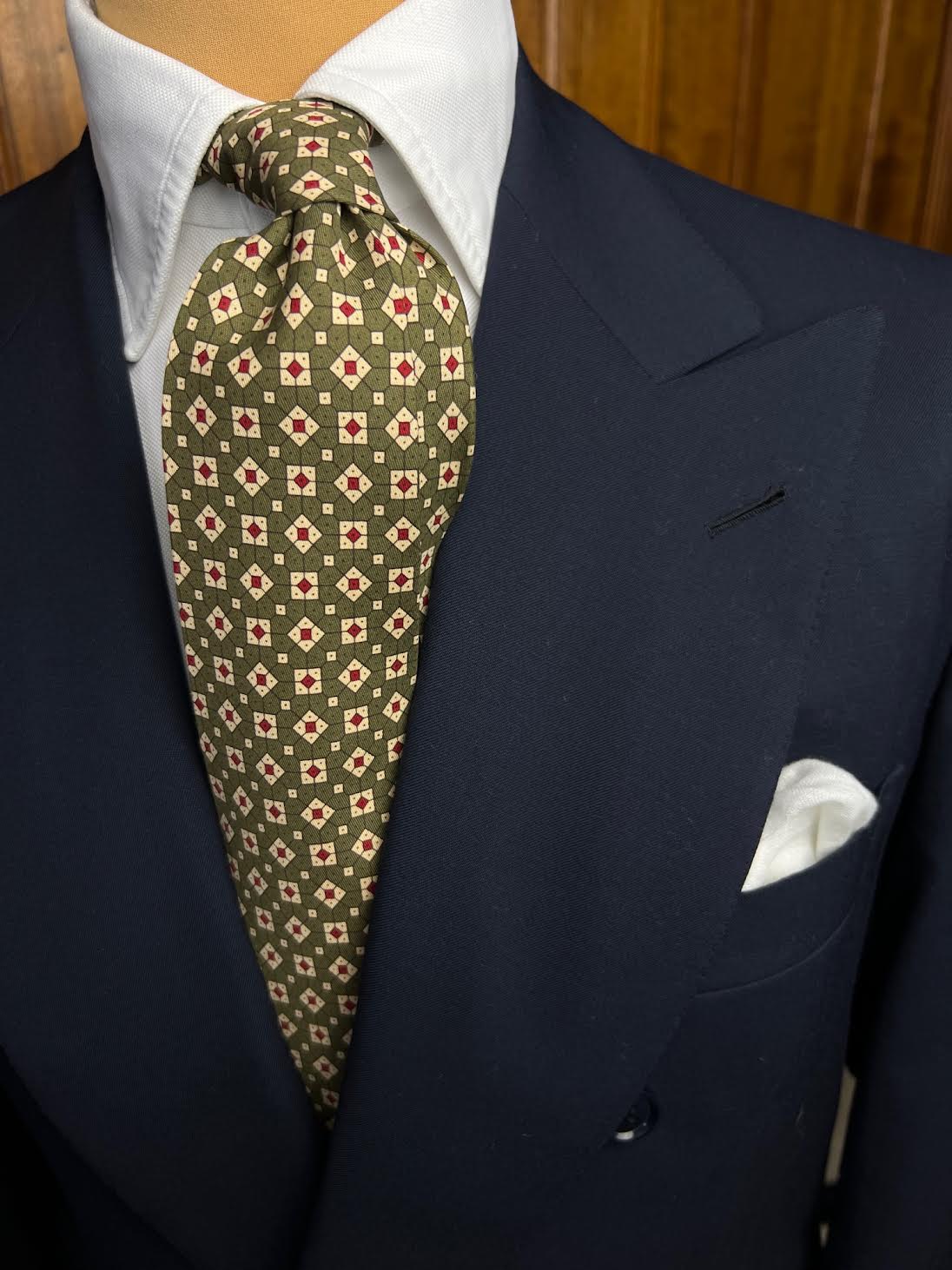 Handmade Vintage Tie #1176 - Image 4