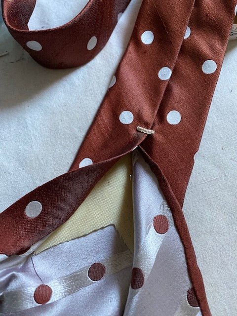 Handmade Vintage Tie #1024 - Image 2