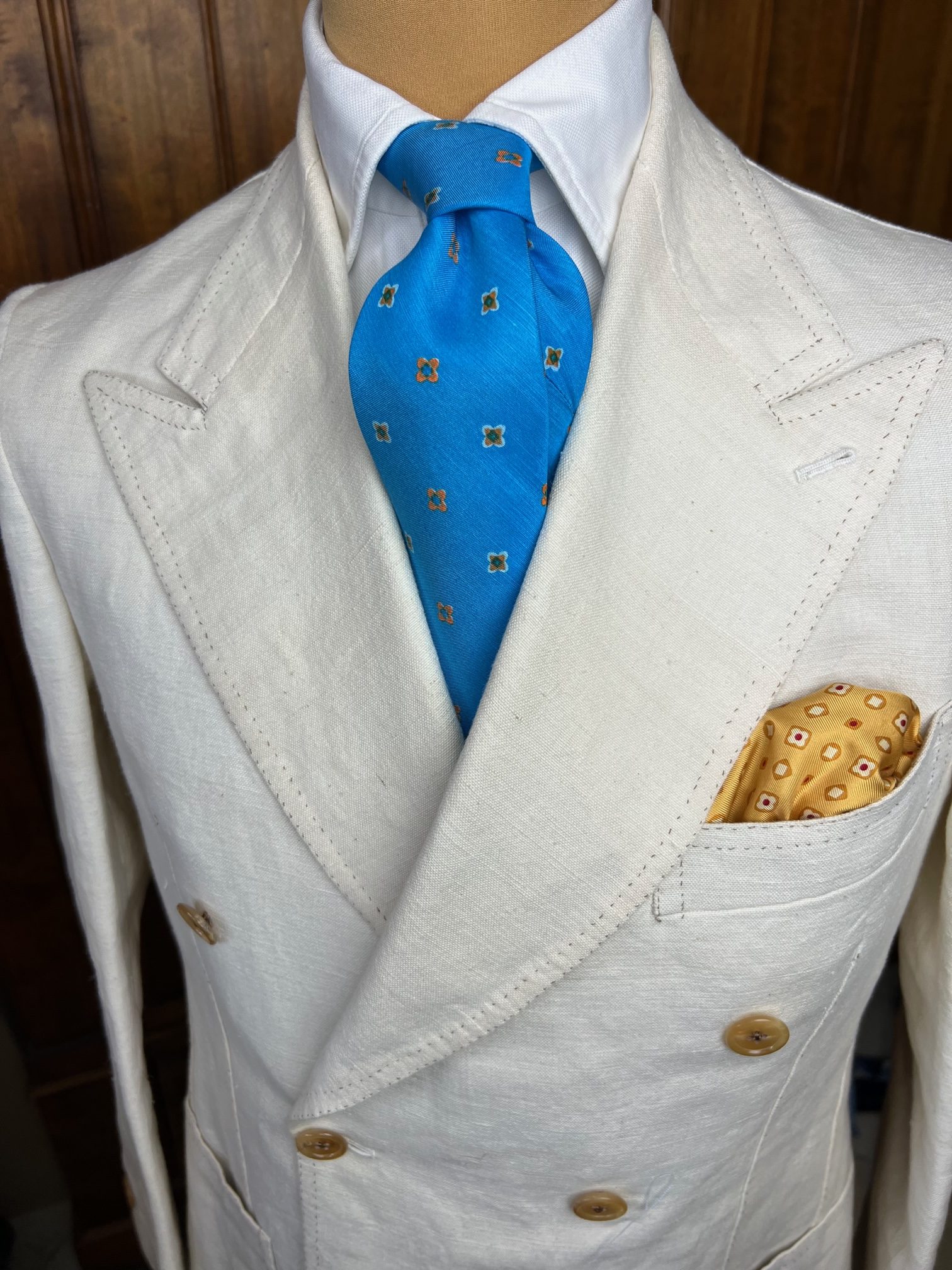 Handmade Vintage Tie #1108 - Image 5