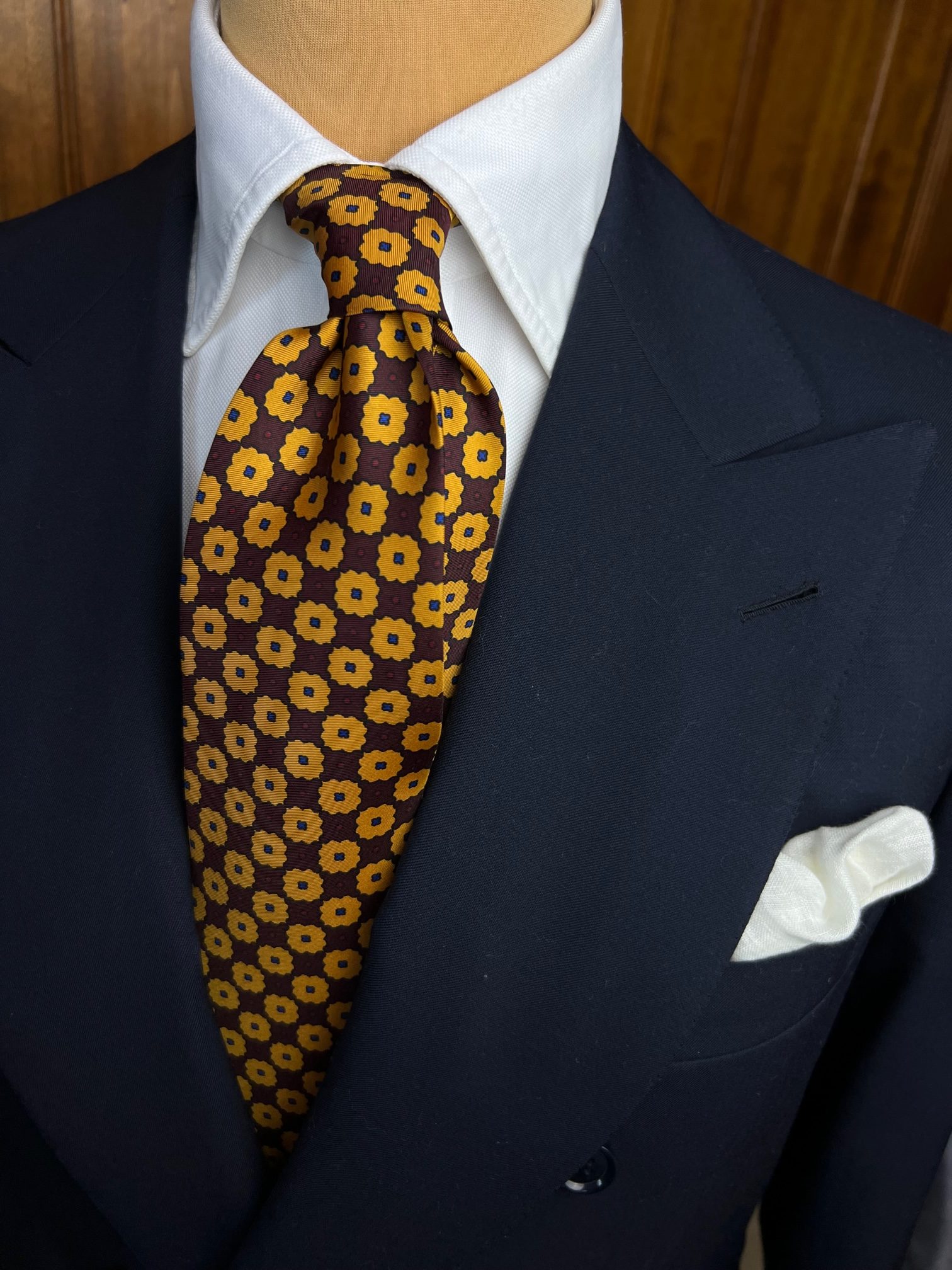 Handmade Vintage Tie #1148 - Image 4