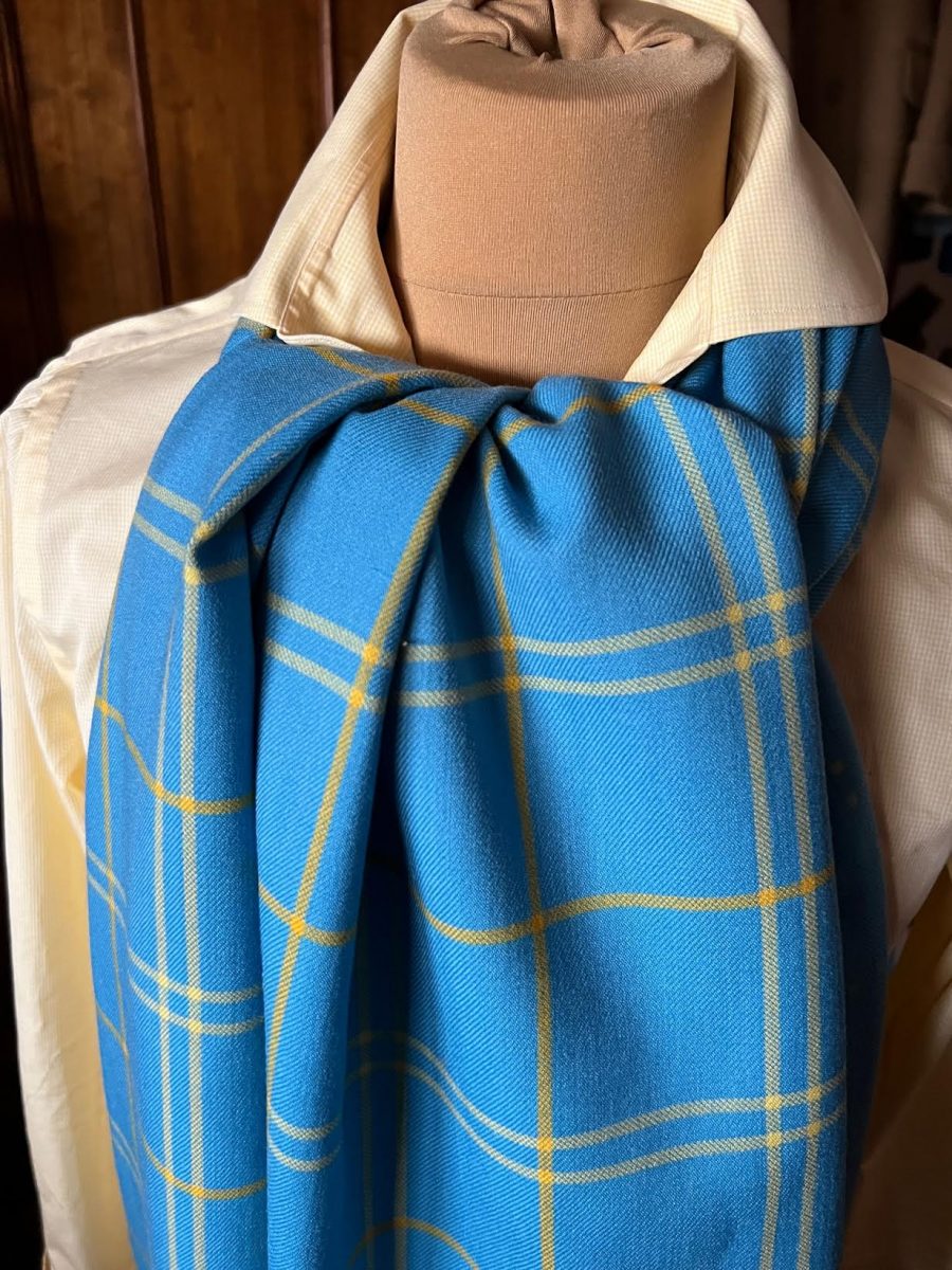 Handmade Vintage Scarf #2075 - Image 3