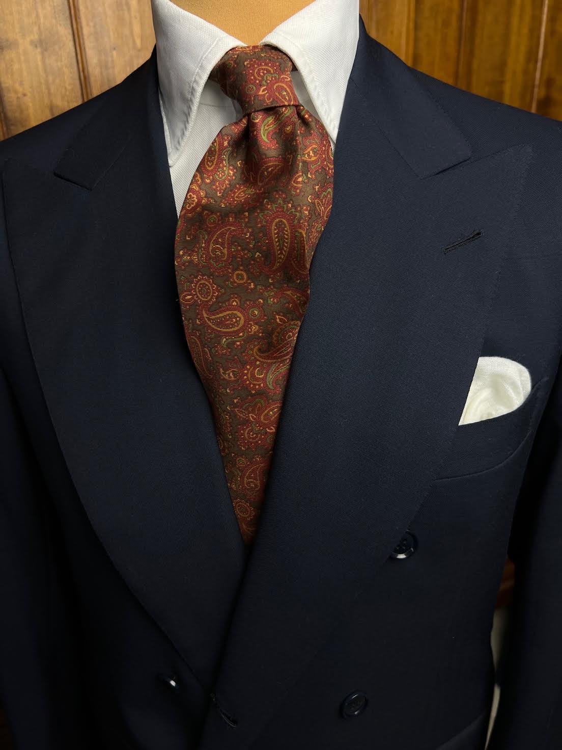 Handmade Vintage Tie #1449 - Image 4