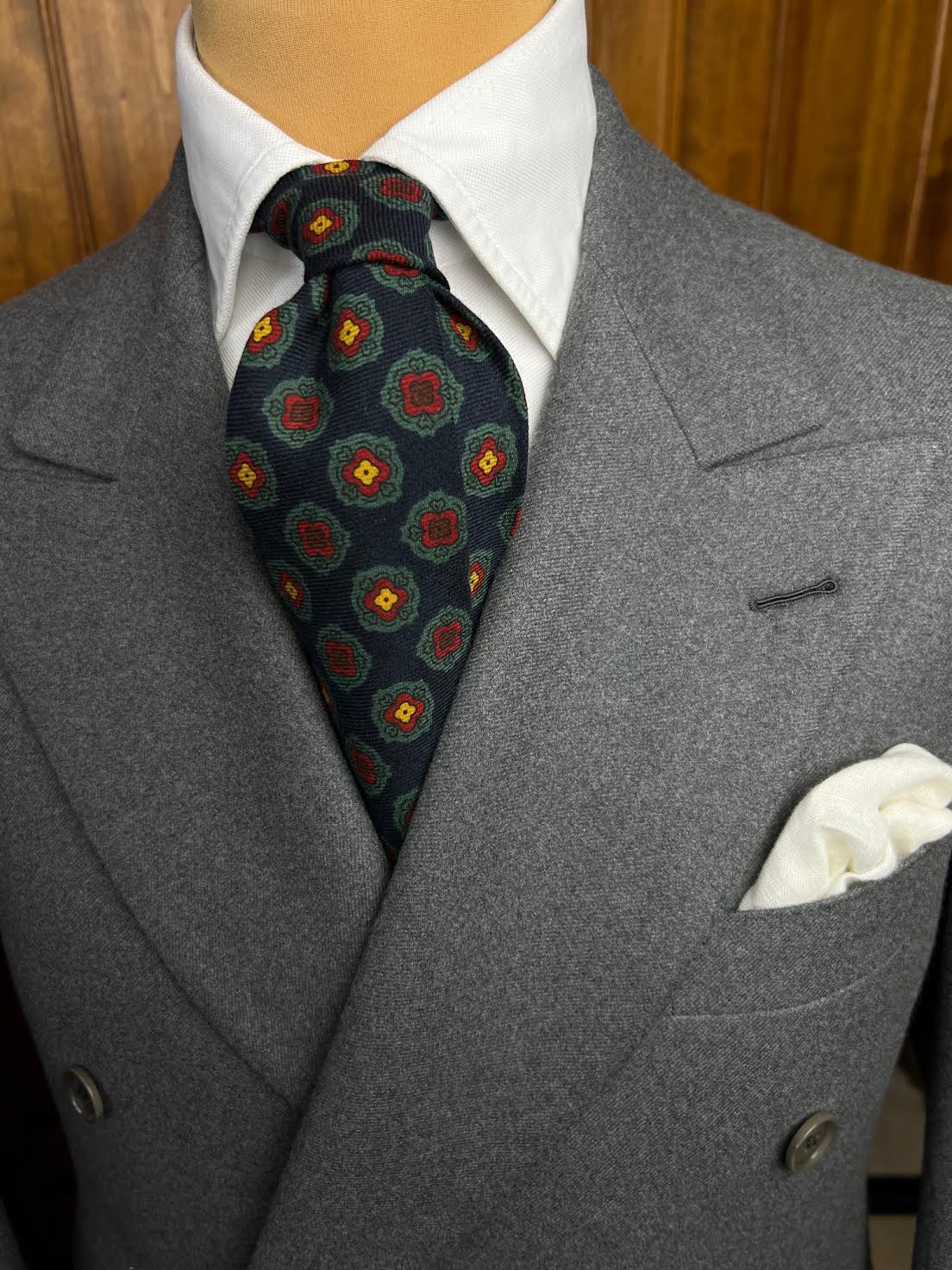 Handmade Vintage Tie #1537 - Image 4