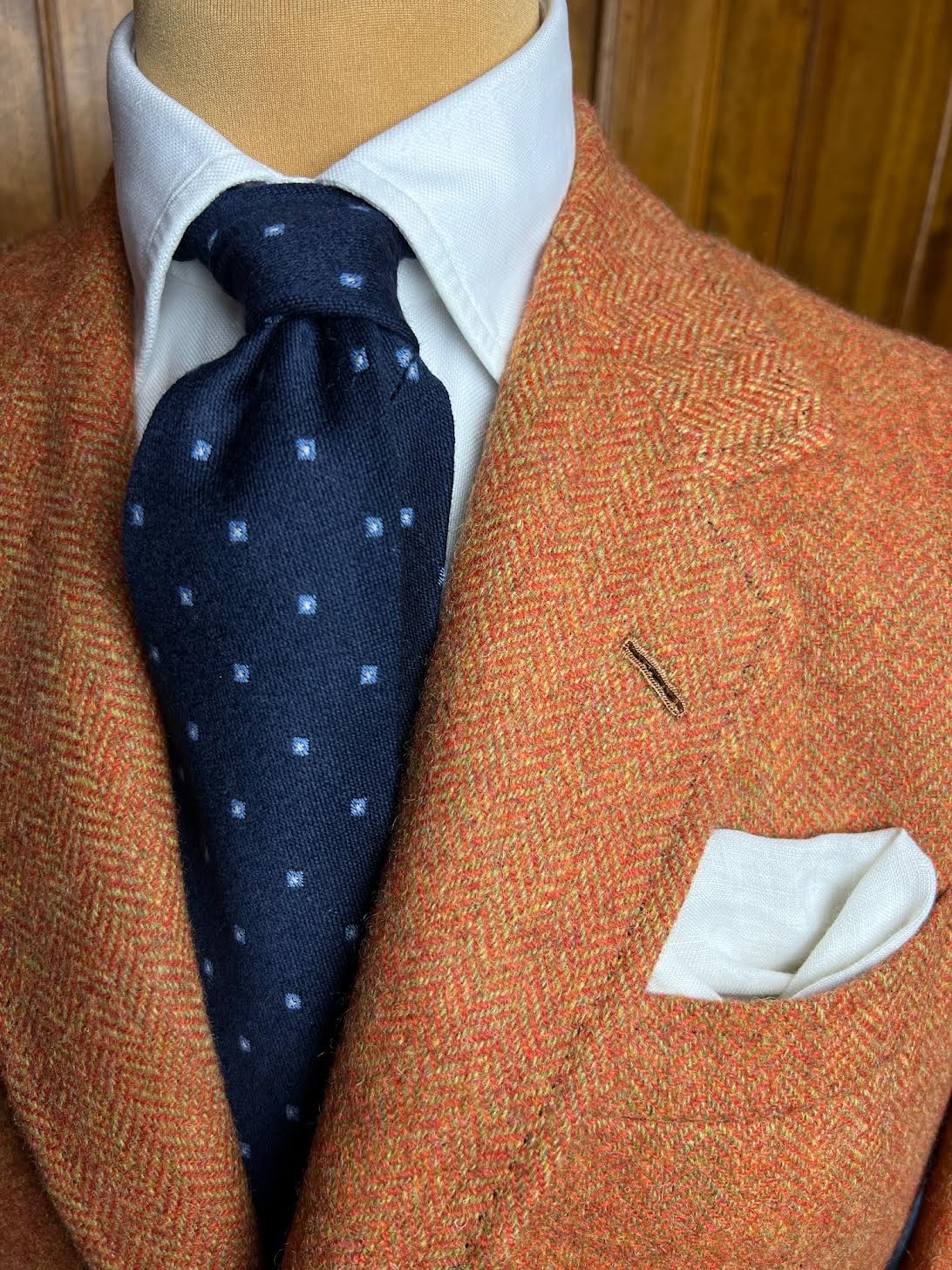 Handmade Vintage Tie #1552 - Image 5
