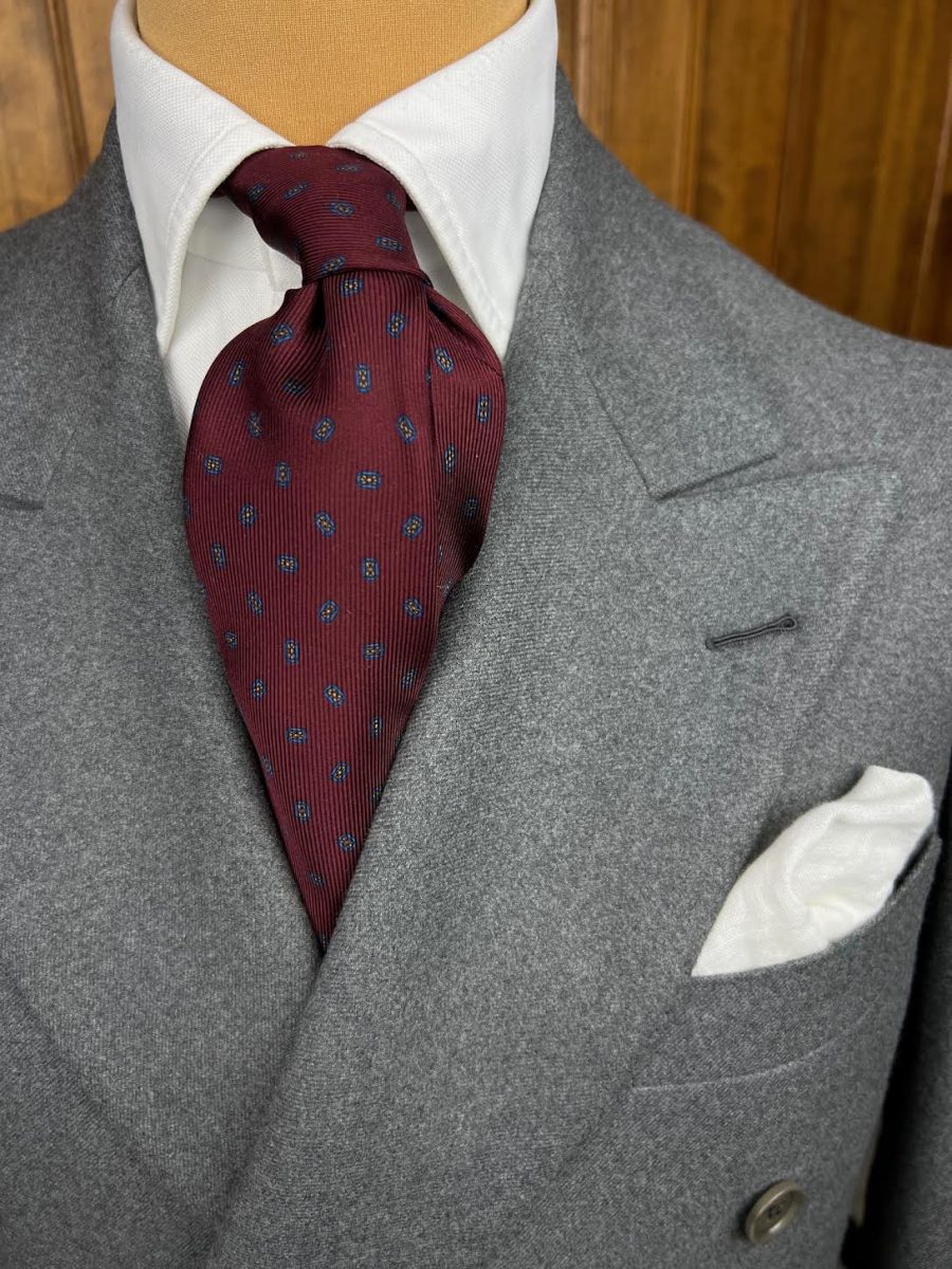 Handmade Lined Tie #8004 - Image 4