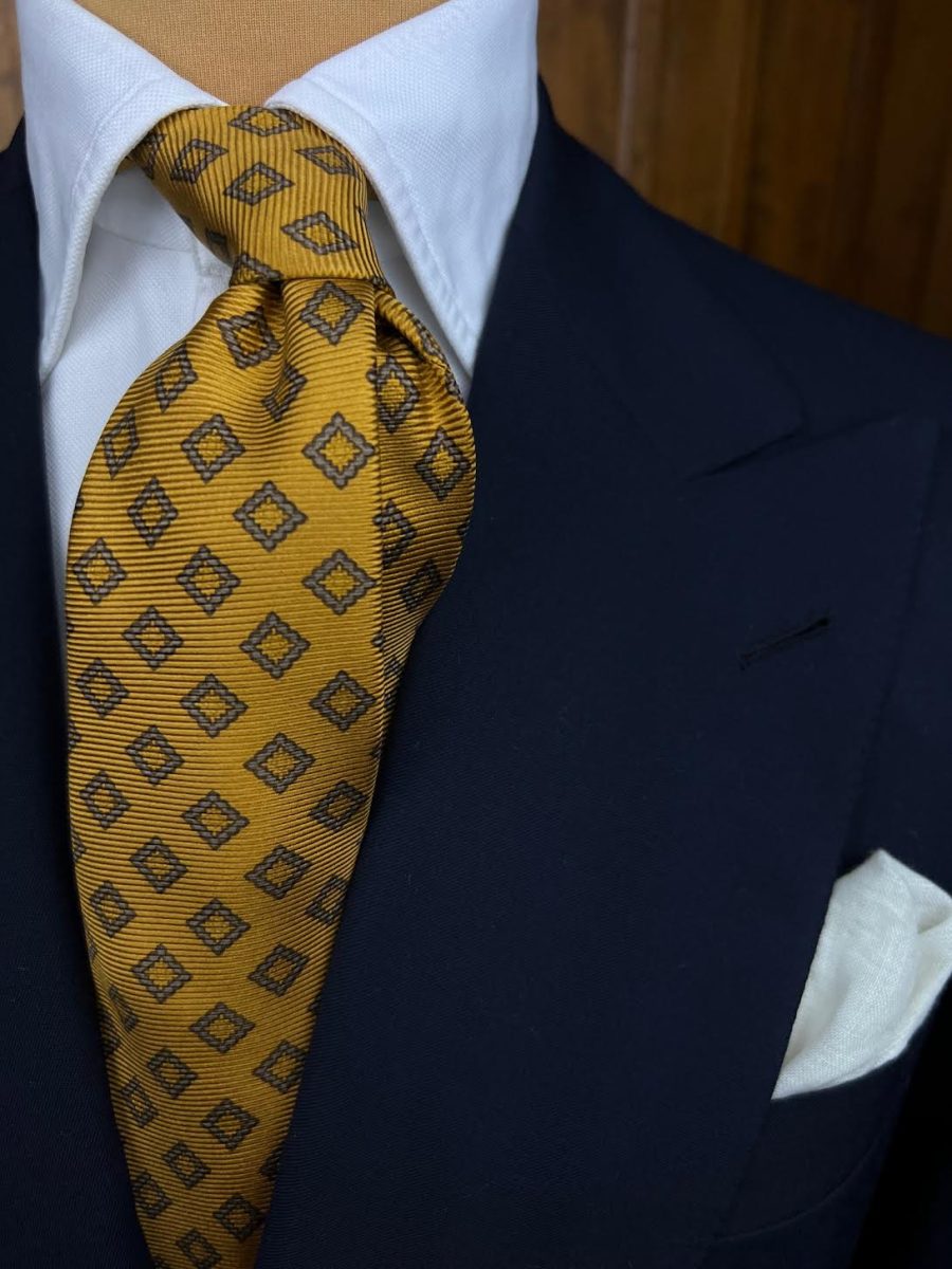 Handmade Lined Tie #8002 - Image 4