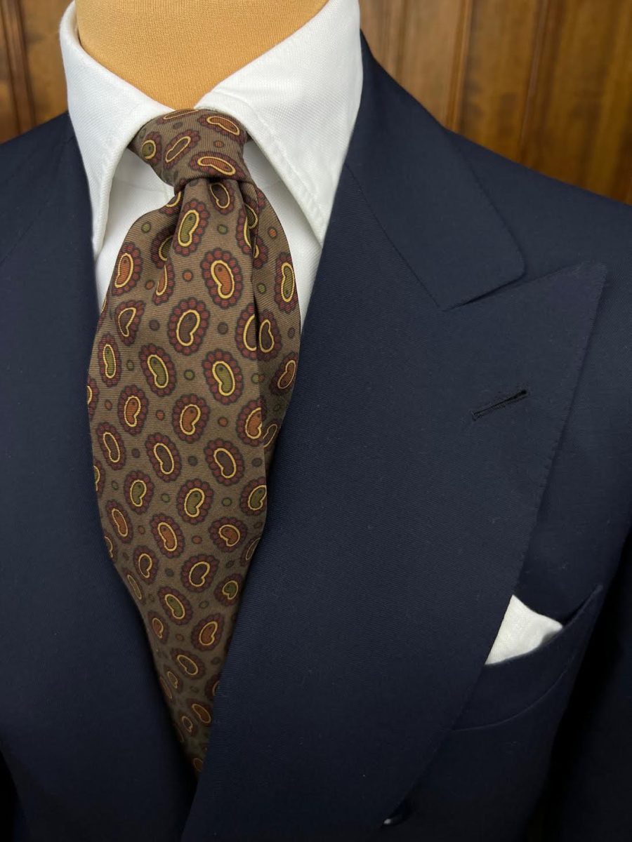 Handmade Vintage Tie #1572 - Image 3