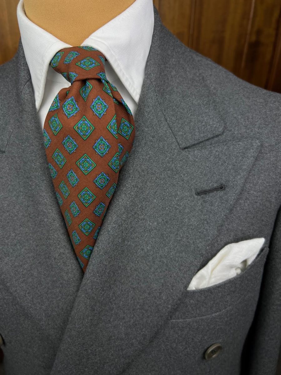 Handmade Vintage Tie #1587 - Image 4