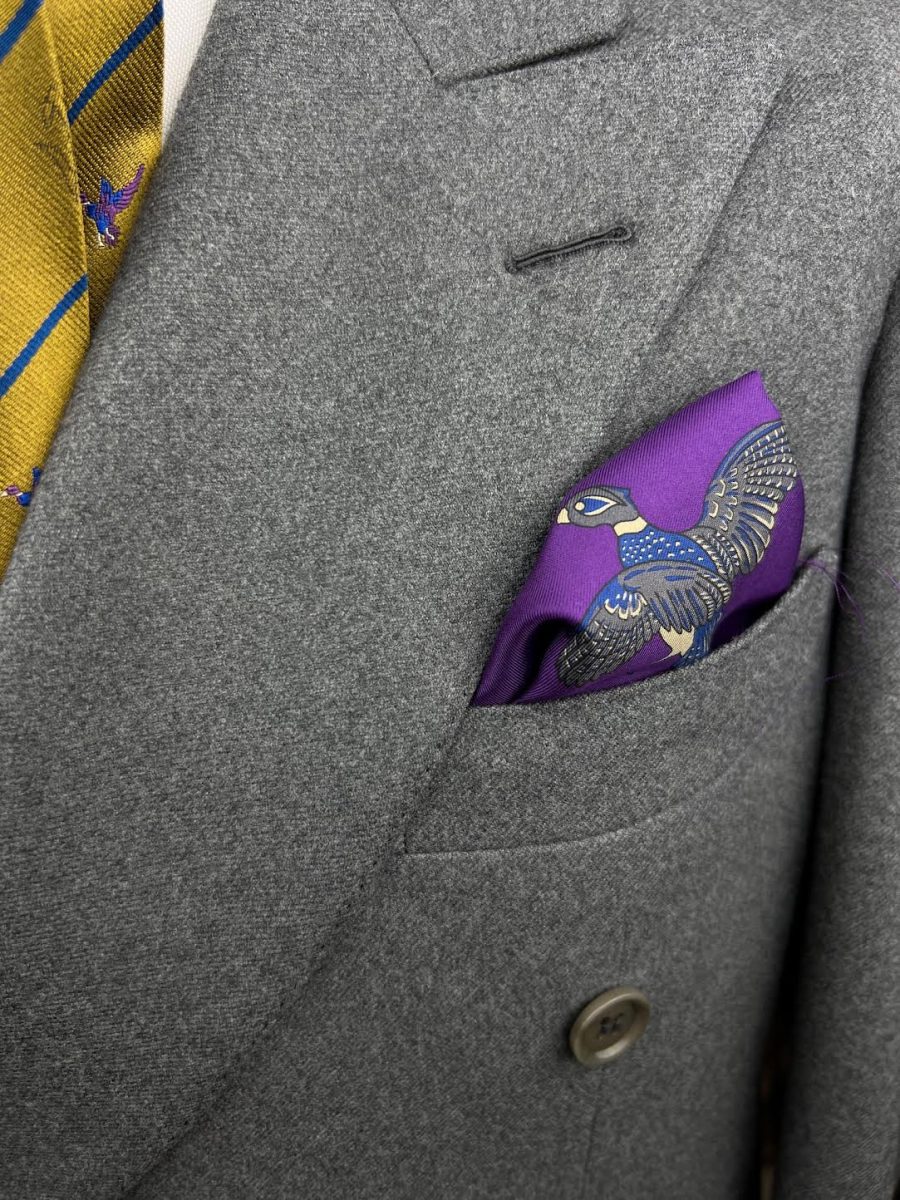 Handmade Vintage Pocket-square #3062