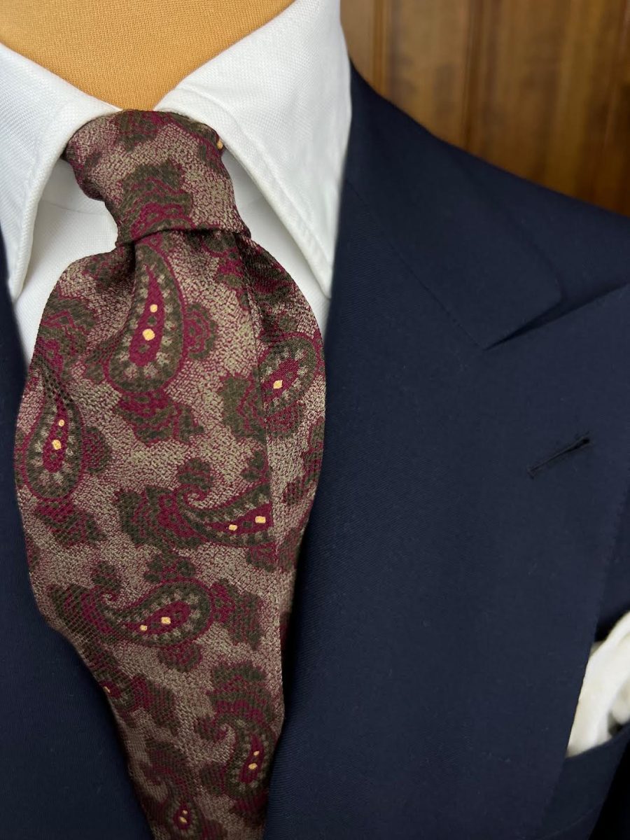 Handmade Vintage Tie #1600 - Image 5