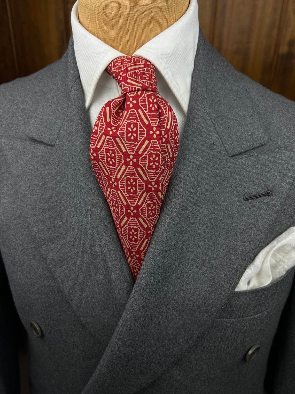 Handmade Vintage Tie #2339 - Image 5